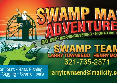 Swamp Man Business Cards