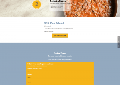 Leni Noodles Meal Ordering Website