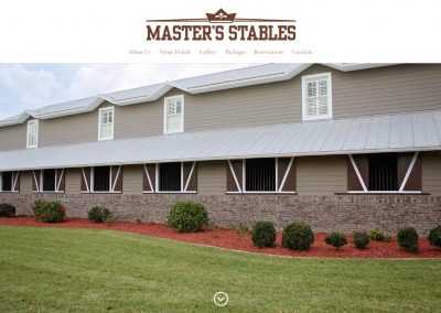 Master’s Stables Wedding Barn Website